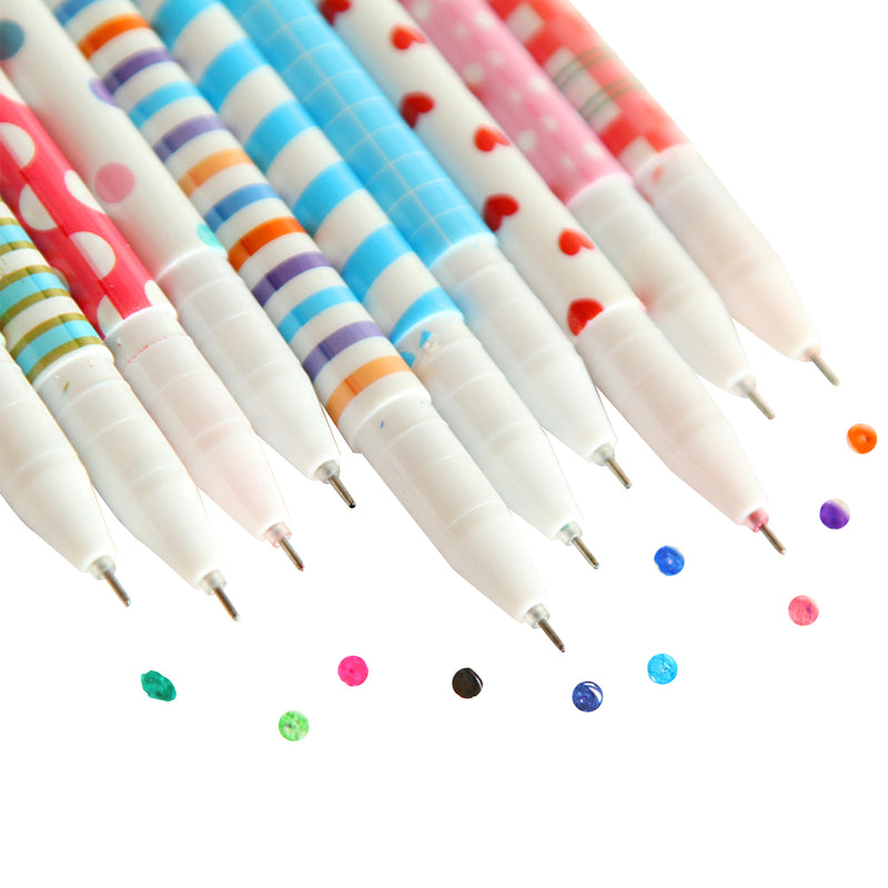 Assorted Happy Day Gel Pens - Pack Of 10