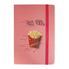 A5 Fast Food Notebook - Pink/Red