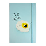 A5 I'm So Eggsited Notebook - Blue