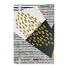 A5 Abstract Notebook - Black/Gold