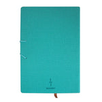 A5 PU Leather Hardbound Notebook - Turquoise