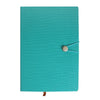 A5 PU Leather Hardbound Notebook - Turquoise