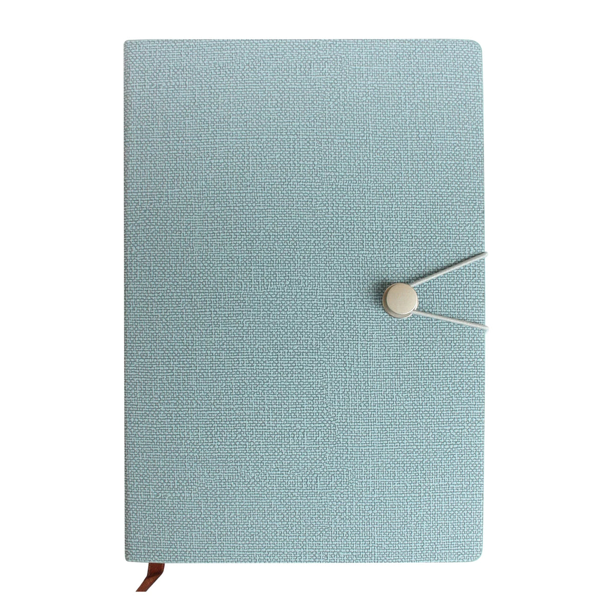 A5 PU Leather Hardbound Notebook - Grey