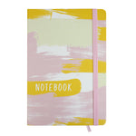 A5 Painted Notebook - Pink/Yellow