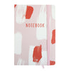 A5 Painted Notebook - Pink/Red