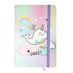 A5 Whale Notebook - Sweet