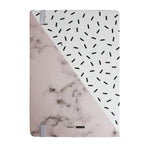 A5 Pink White Marble Print Notebook