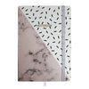 A5 Pink White Marble Print Notebook