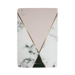 A5 Marble Effect Notebook - Rose Gold