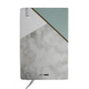 A5 Marble Effect Notebook - Green