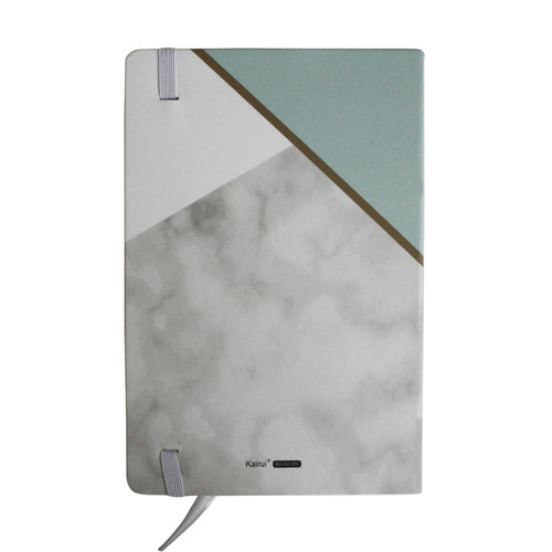 A5 Marble Effect Notebook - Green