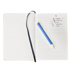 A5 Marble Effect Notebook - Black