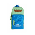 Backpack Pencil Case - Blue Green