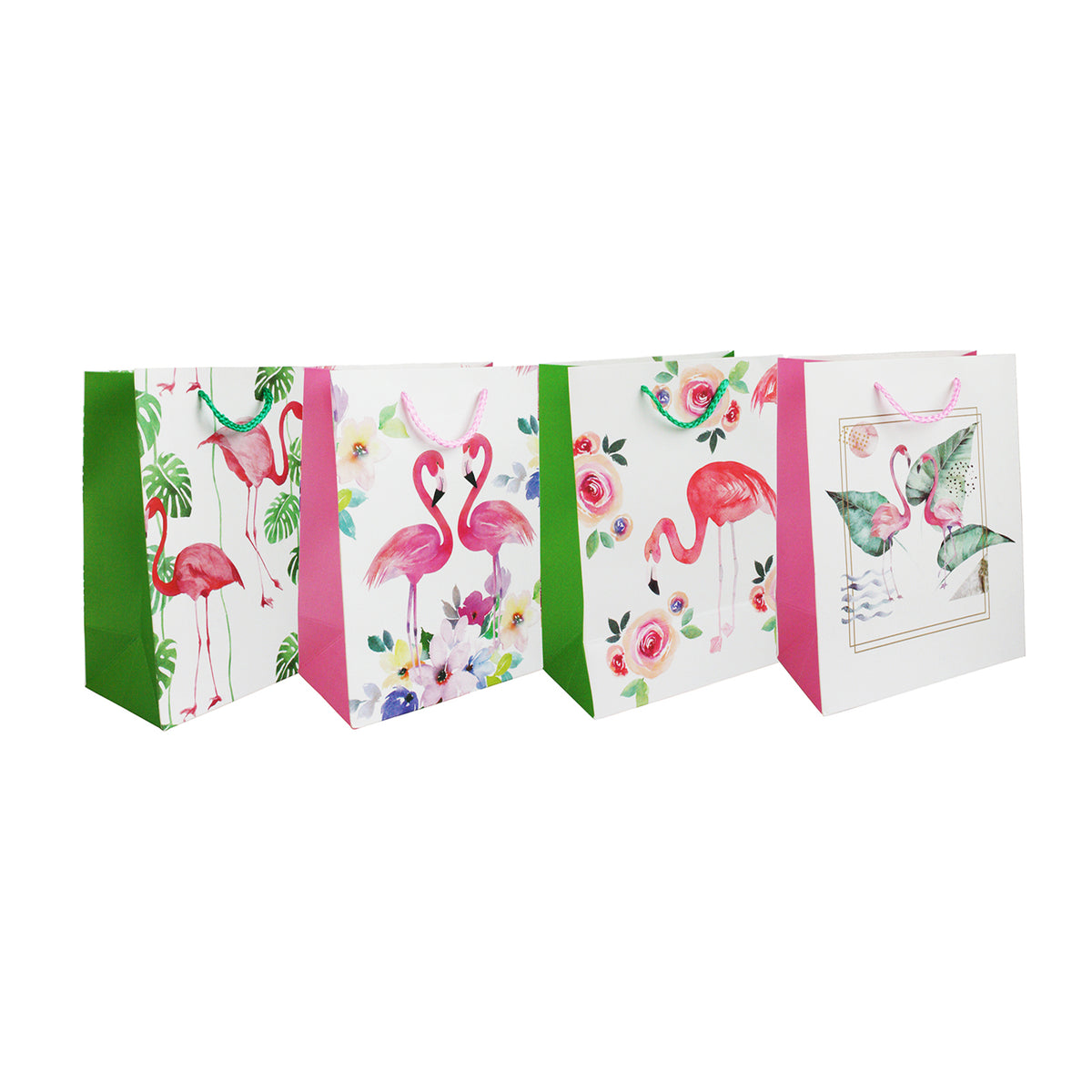 Flamingo Gift Bag - Set of 4