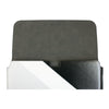 PU Leather Magnetic Folio - Black Grey