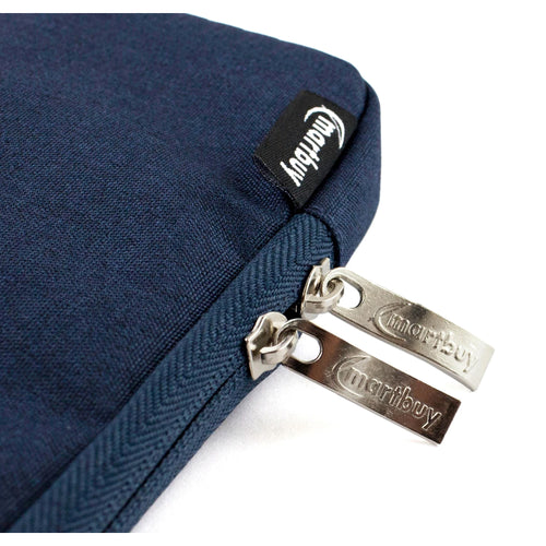 Fabric Zipper Sleeve - Dark Blue