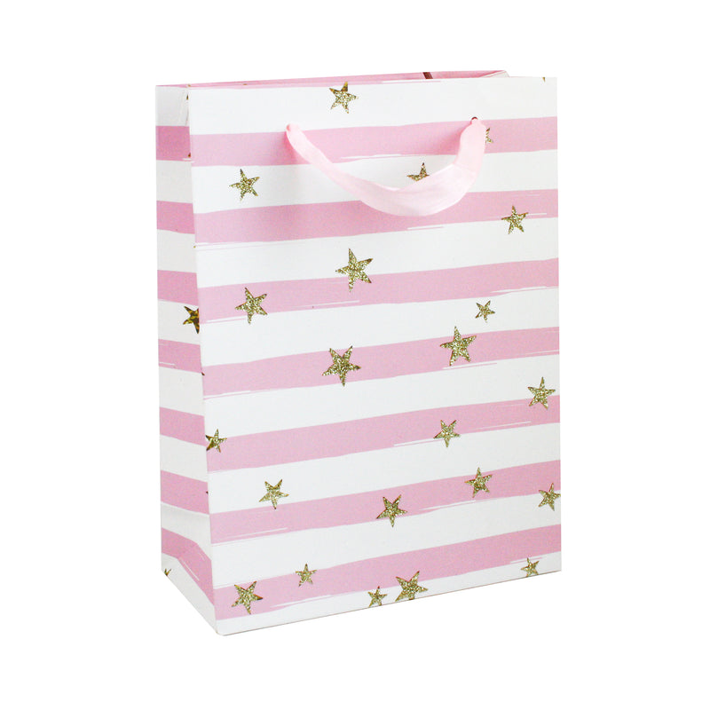 Glitter Stars Gift Bag - Set of 4