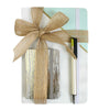 Marble Notebook Gift Set - Blue