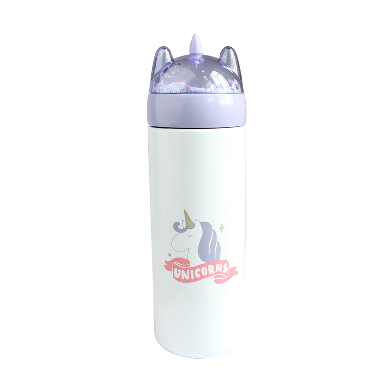 Shimmer Unicorn Flask - Purple