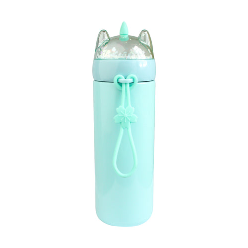 Shimmer Unicorn Flask - Sea Green