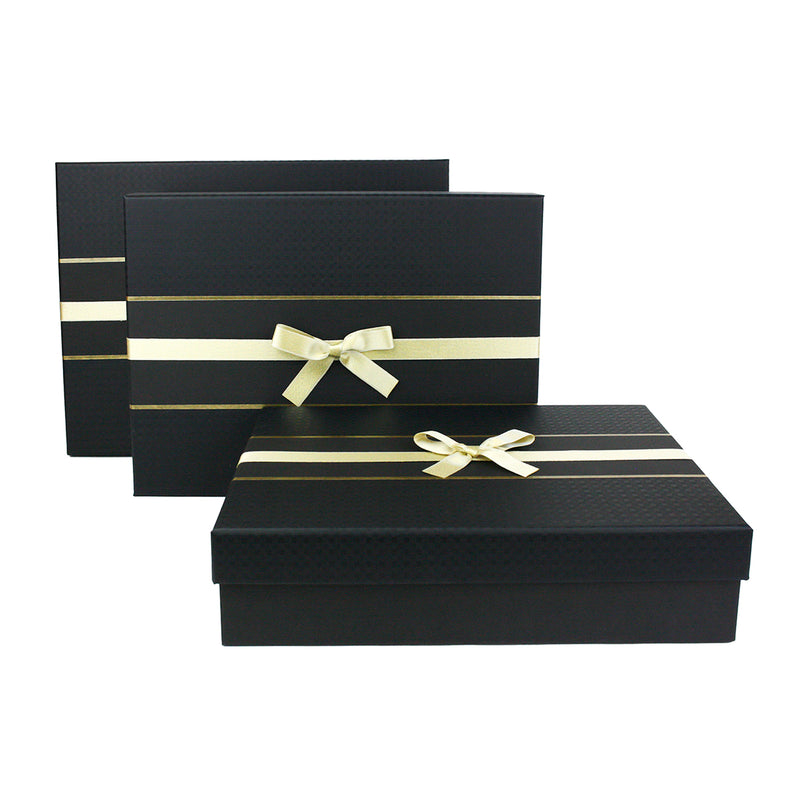Black Embossed Gift Box