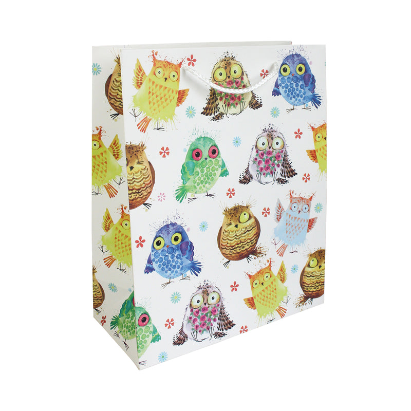 Owls Gift Bag - Set of 4