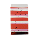 Red Gold Dots & Stripes Paper Gift Bag Pack of 20