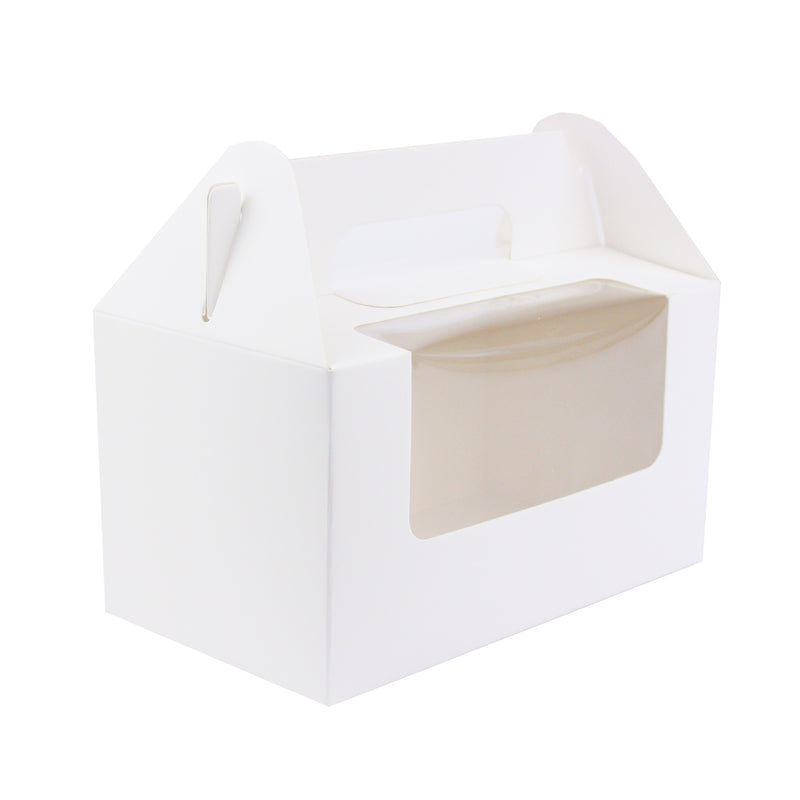 White Kraft Gable Box Bag