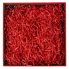Textured Red & Red Ribbon Gift Box Set of 3 with Shredded Paper