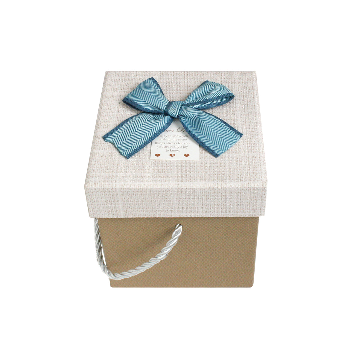 Luxury Cream/Beige Gift Box - Single