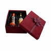 Burgundy Velvet Twin Wine Whisky Gift Box