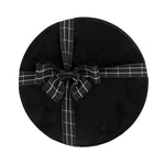 Black Velvet Round Gift Box