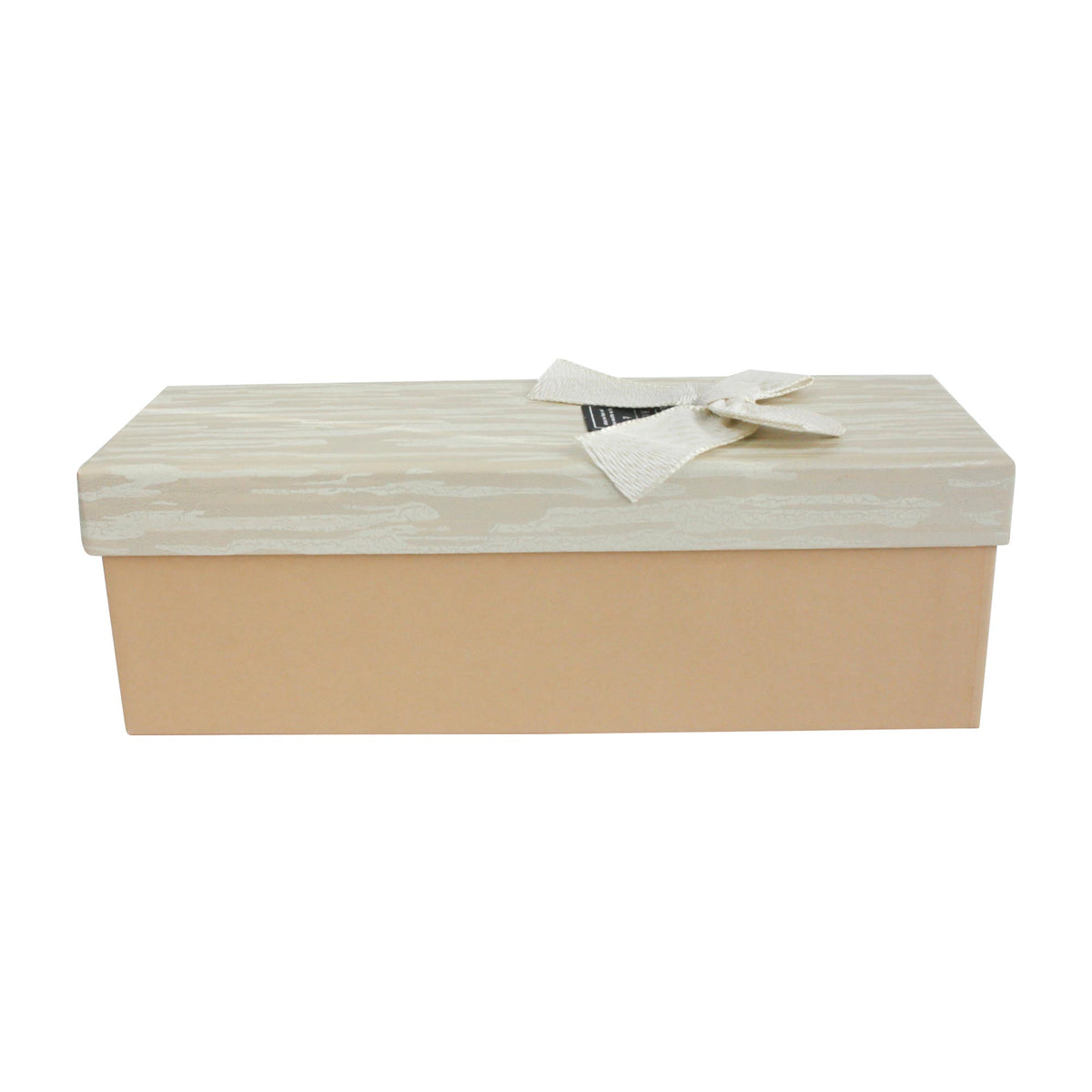 Single Textured Cream/Beige Gift Box