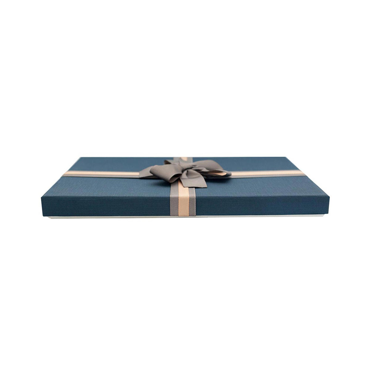 Elegant Cream/Blue Gift Box - Single