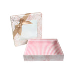 25 Compartment Marble Print Gift Box - Pink