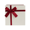 Burgundy Cream with Bow Gift Box - Set Of 3