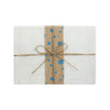 Blue White Jute Bow Gift Box