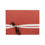 Red Cream Bow Gift Box