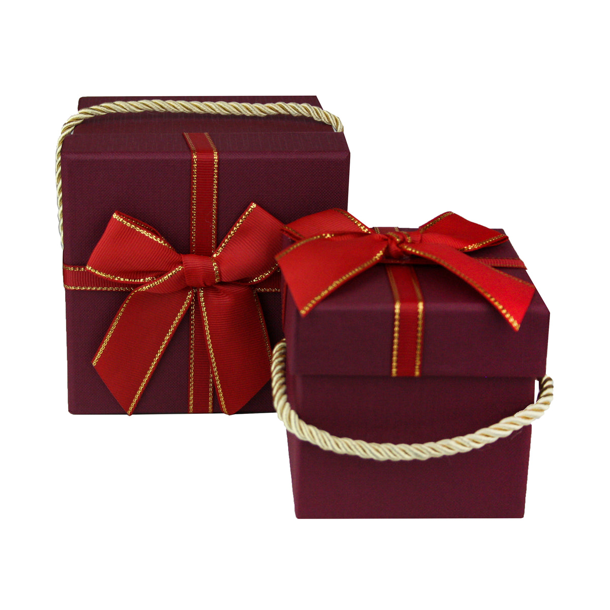 Set of 2 Red Gift Boxes