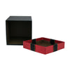 Black Red Glitter with Black Ribbon Gift Box