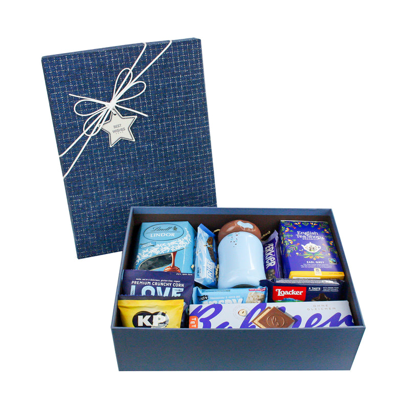 Luxury Tea Flask Hamper Gift Box- Treat Delights Set 1