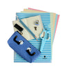 Blue Stripes Folder Gift Set