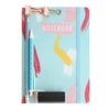 A5 Blue Pink Painted Notebook Gift Set