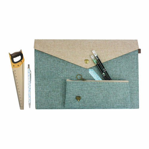 Document Folder Gift Set - Blue