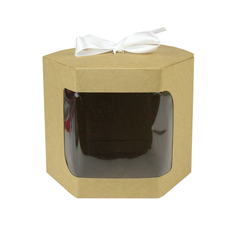 Hexagon Brown Kraft Box