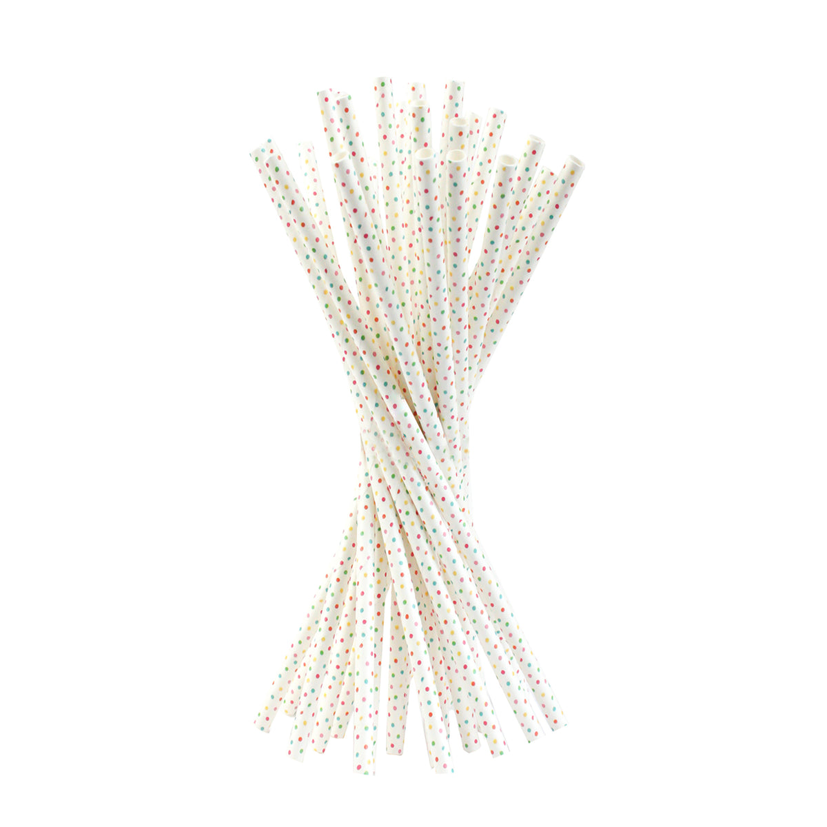 Polka Dots Paper Straw