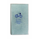 Light Blue Pocket Size Glitter Lined Notebook