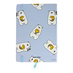 A5 Polar Bear Notebook - Lilac