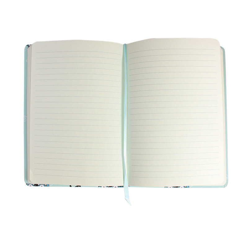 A5 Polar Bear Notebook - Sea Green