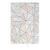 A5 Geometric Marble Notebook - Pink / White